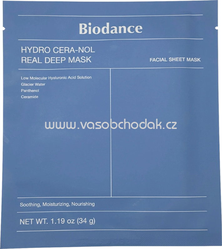 Biodance Gesichtsmaske Hydro Cera-Nol Real Deep, 34 g Biodance Gesichtsmaske Hydro Cera-Nol Real Deep, 34 g