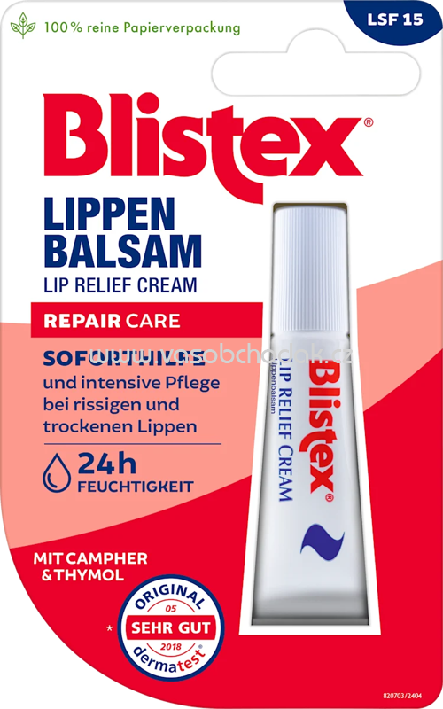 Blistex Lippenbalsam Repair Care LSF 15, 6 ml Blistex Lippenbalsam Repair Care LSF 15, 6 ml