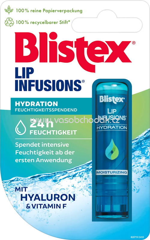 Blistex Lippenpflege Lip Infusions Hydration LSF 15, 3,7 g Blistex Lippenpflege Lip Infusions Hydration LSF 15, 3,7 g