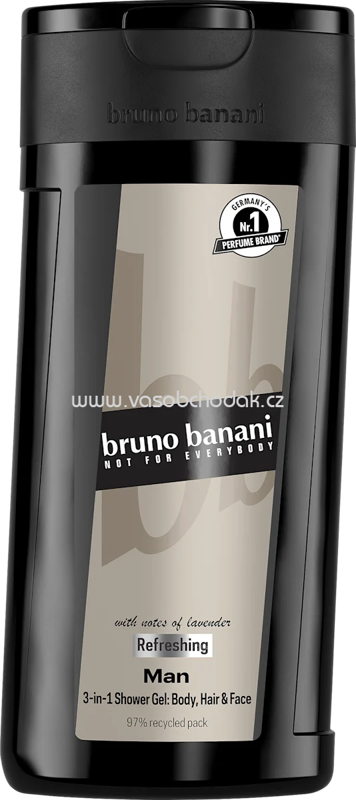  Bruno Banani Duschgel Man 3in1, 250 ml