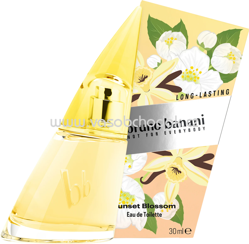 Bruno Banani Sunset Blossom Eau de Toilette Damen, 30 ml Bruno Banani Sunset Blossom Eau de Toilette Damen, 30 ml