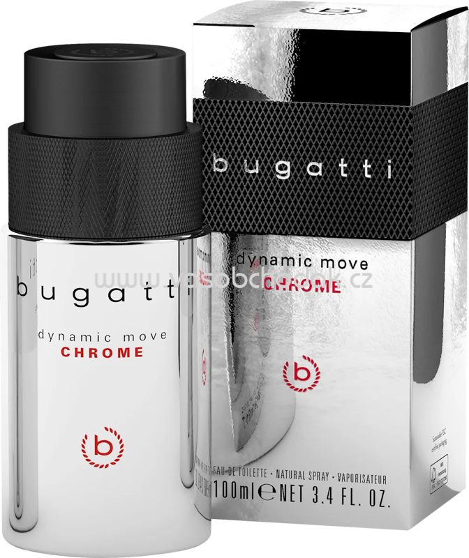 bugatti Dynamic Move Chrome Eau de Toilette, 100 ml bugatti Dynamic Move Chrome Eau de Toilette, 100 ml