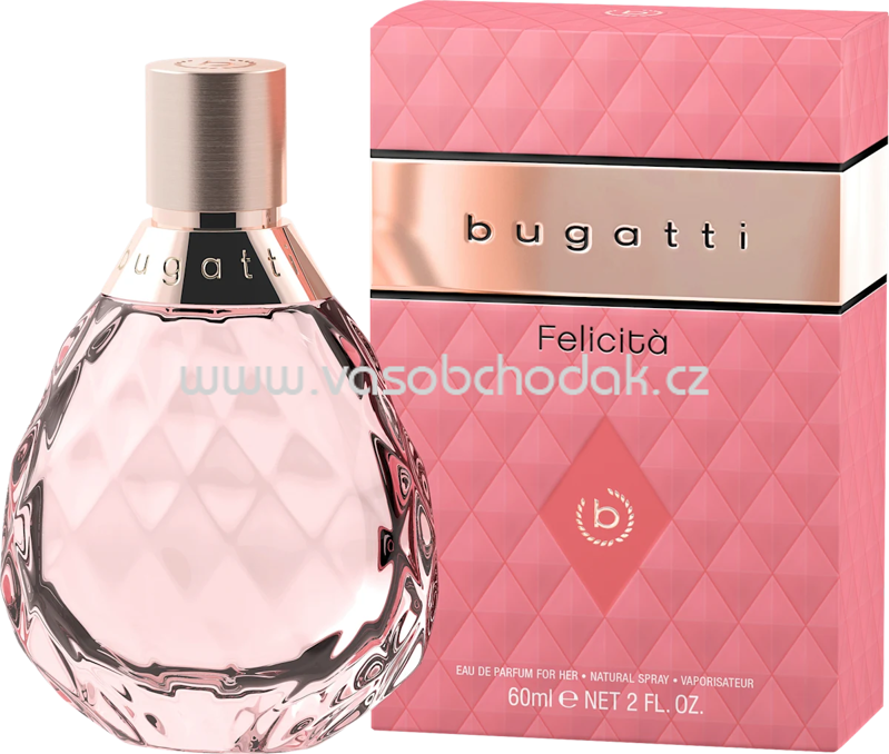 bugatti Felicità Rosé Eau de Parfum, 60 ml bugatti Felicità Rosé Eau de Parfum, 60 ml