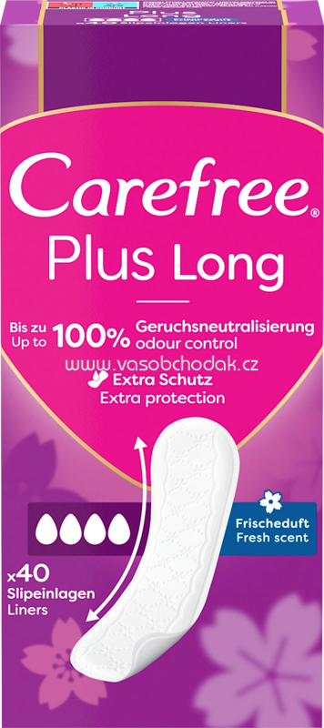Carefree Slipeinlagen Plus Large mit Frischeduft, 48 St