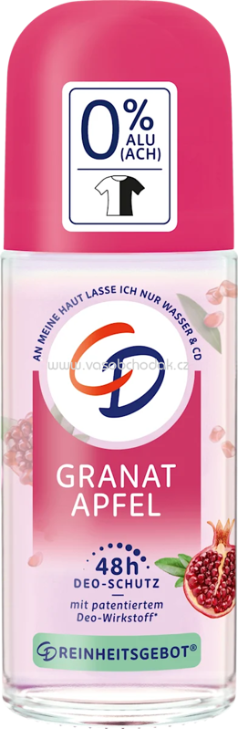 CD Deo Roll-on Bio-Granatapfel, 50 ml CD Deo Roll-on Bio-Granatapfel, 50 ml