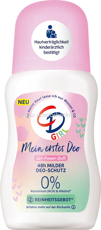 CD Deo Roll-on Mädchen, Mein erstes Deo, 50 ml CD Deo Roll-on Mädchen, Mein erstes Deo, 50 ml