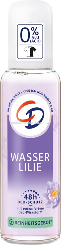 CD Deo Zerstäuber Wasserlilie 24h, 75 ml CD Deo Zerstäuber Wasserlilie 24h, 75 ml