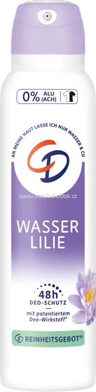 CD Deospray Wasserlilie 24h, 150 ml CD Deospray Wasserlilie 24h, 150 ml