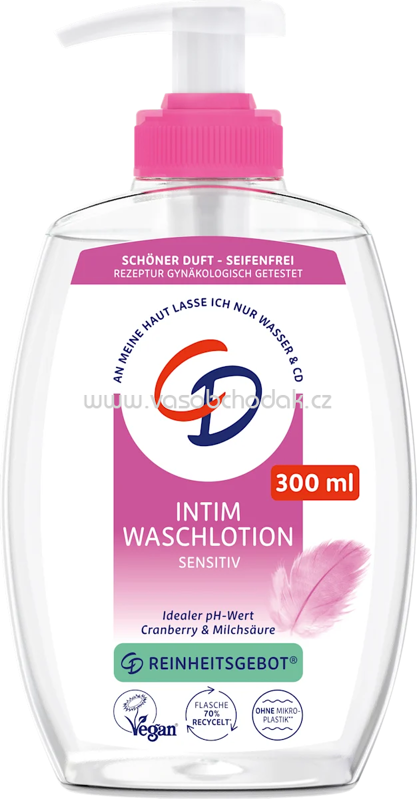 CD Intimpflege Waschlotion, 300 ml CD Intimpflege Waschlotion, 300 ml