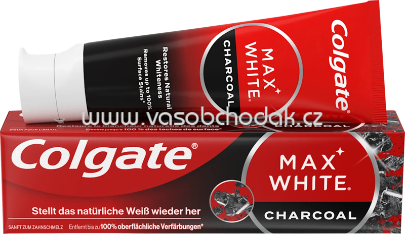 Colgate Zahnpasta Max White Charcoal, 75 ml Colgate Zahnpasta Max White Charcoal, 75 ml