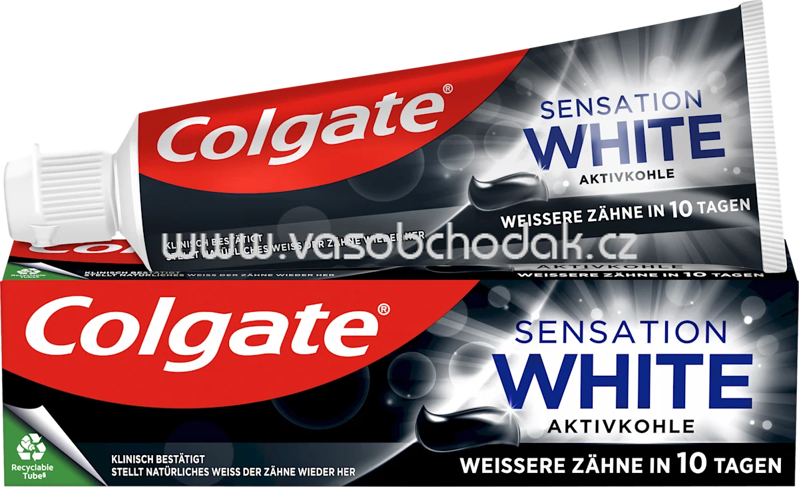 Colgate Zahnpasta Sensation White Aktivkohle, 75 ml Colgate Zahnpasta Sensation White Aktivkohle, 75 ml