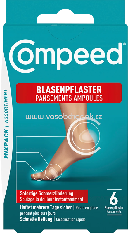 Compeed Blasenpflaster Mixpack, 6 St Compeed Blasenpflaster Mixpack, 6 St