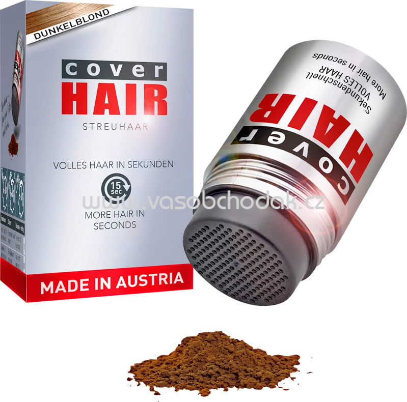 Cover Hair Streuhaar Haarverdichter Dunkelblond, 14 g Cover Hair Streuhaar Haarverdichter Dunkelblond, 14 g
