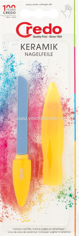 Credo Nagelfeile Keramik pop art, 1 St Credo Nagelfeile Keramik pop art, 1 St