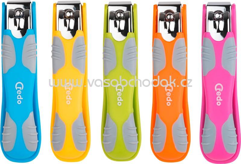 Credo Nagelknipser pop art mit gerader Schneide, 1 St Credo Nagelknipser pop art mit gerader Schneide, 1 St