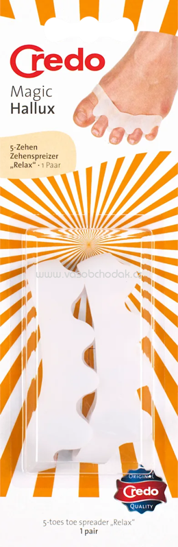 Credo Zehenspreizer Magic Hallux 'Relax' 1 Paar, 2 St Credo Zehenspreizer Magic Hallux 'Relax' 1 Paar, 2 St
