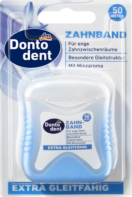 Dontodent Dontodent Zahnband extra gleitfähig, 50 m, 1 St Dontodent Dontodent Zahnband extra gleitfähig, 50 m, 1 St