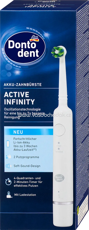 Dontodent Elektrische Zahnbürste Active Infinity, 1 St Dontodent Elektrische Zahnbürste Active Infinity, 1 St