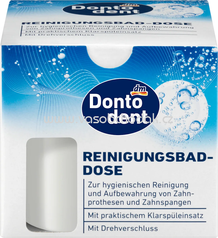 Dontodent Reinigungsbad-Dose, 1 St Dontodent Reinigungsbad-Dose, 1 St