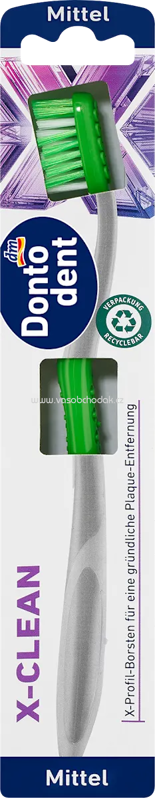 Dontodent Zahnbürste X-clean mittel, 1 St Dontodent Zahnbürste X-clean mittel, 1 St