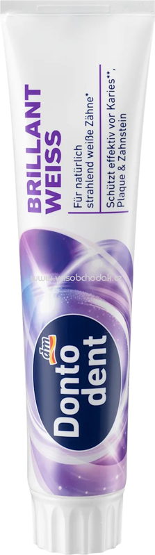 Dontodent Zahnpasta Brillant Weiss, 125 ml Dontodent Zahnpasta Brillant Weiss, 125 ml