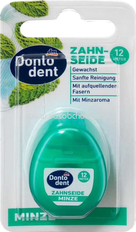 Dontodent Zahnseide Minze Reisegröße, 12 m Dontodent Zahnseide Minze Reisegröße, 12 m