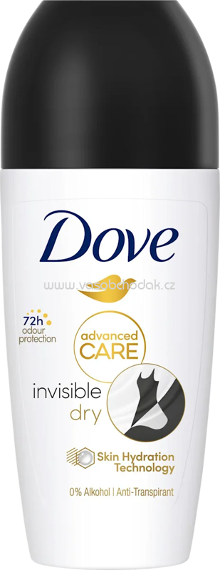 Dove Antitranspirant Deo Roll-on Advanced Care Invisible Dry, 50 ml Dove Antitranspirant Deo Roll-on Advanced Care Invisible Dry, 50 ml