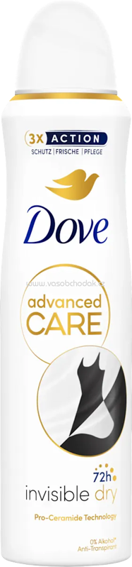Dove Antitranspirant Deospray Advanced Care Invisible Dry, 150 ml Dove Antitranspirant Deospray Advanced Care Invisible Dry, 150 ml