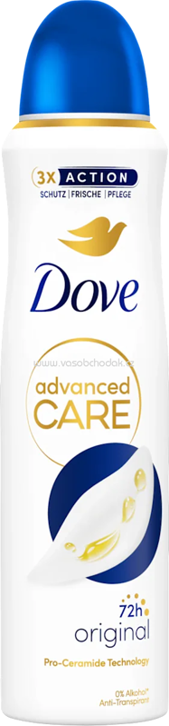 Dove Antitranspirant Deospray Advanced Care Original, 150 ml Dove Antitranspirant Deospray Advanced Care Original, 150 ml