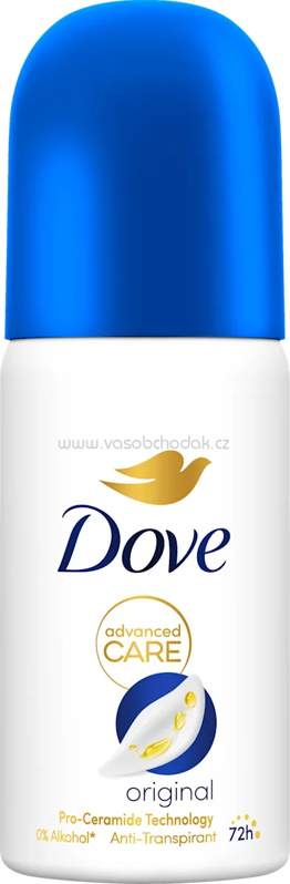 Dove Antitranspirant Deospray Advanced Care Original, Reisegröße, 35 ml Dove Antitranspirant Deospray Advanced Care Original, Reisegröße, 35 ml