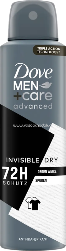 Dove MEN+CARE Antitranspirant Deospray Advanced Invisible Dry, 150 ml Dove MEN+CARE Antitranspirant Deospray Advanced Invisible Dry, 150 ml