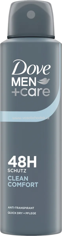 Dove MEN+CARE Antitranspirant Deospray Clean Comfort, 150 ml Dove MEN+CARE Antitranspirant Deospray Clean Comfort, 150 ml