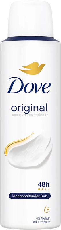 Dove Antitranspirant Deospray Original, 150 ml Dove Antitranspirant Deospray Original, 150 ml