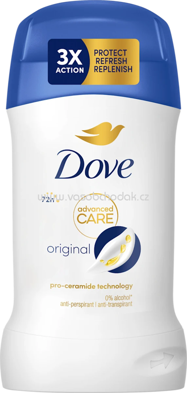 Dove Antitranspirant Deostick Advanced Care Original, 50 ml Dove Antitranspirant Deostick Advanced Care Original, 50 ml