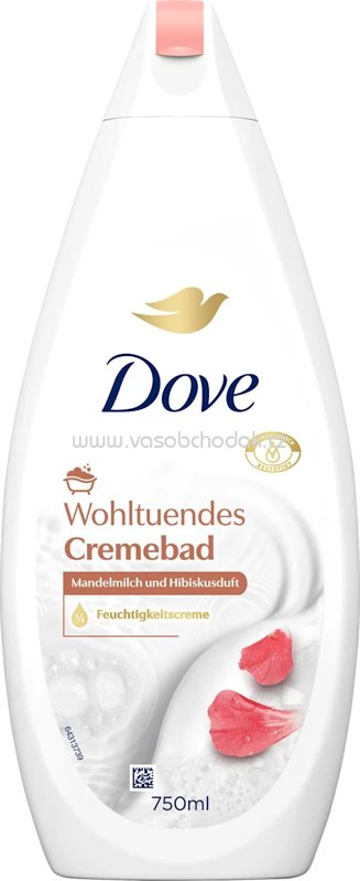 Dove Cremebad Mandelmilch & Hibiskusduft, 750 ml Dove Cremebad Mandelmilch & Hibiskusduft, 750 ml