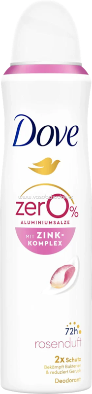 Dove Deospray mit Rosenduft & Zink-Komplex, 150 ml Dove Deospray mit Rosenduft & Zink-Komplex, 150 ml
