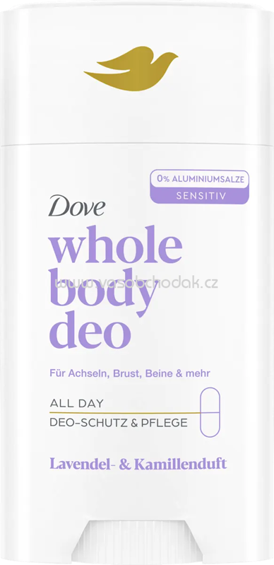 Dove Deostick Whole Body Lavendel & Kamillenduft, 75 ml Dove Deostick Whole Body Lavendel & Kamillenduft, 75 ml