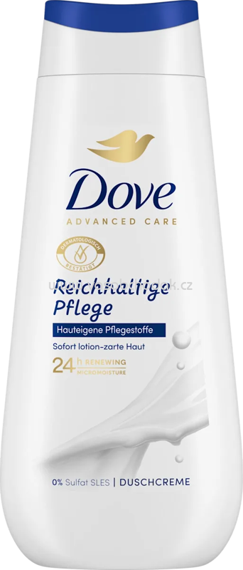 Dove Duschcreme Advanced Care Reichhaltige Pflege, 225 ml Dove Duschcreme Advanced Care Reichhaltige Pflege, 225 ml