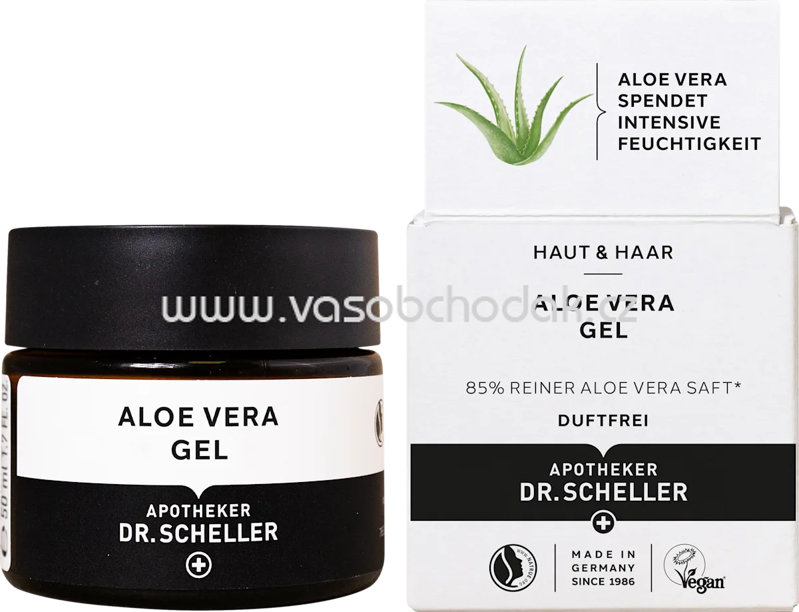 Dr. Scheller Gesichtscreme Gel Aloe Vera, 50 ml Dr. Scheller Gesichtscreme Gel Aloe Vera, 50 ml