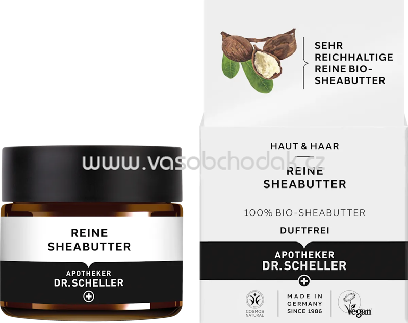 Dr. Scheller Gesichtscreme Reine Sheabutter, 50 g Dr. Scheller Gesichtscreme Reine Sheabutter, 50 g