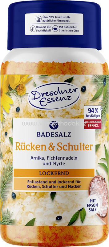 Dresdner Essenz Badesalz Rücken & Schulter, 600 g Dresdner Essenz Badesalz Rücken & Schulter, 600 g