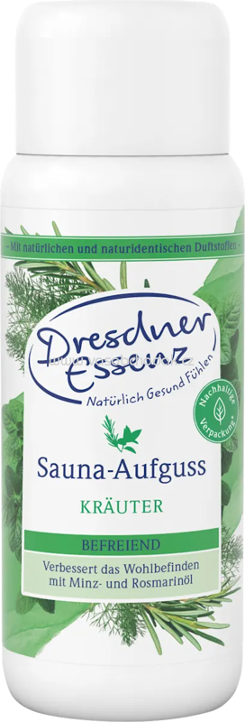 Dresdner Essenz Sauna Aufguss Kräuter, 250 ml Dresdner Essenz Sauna Aufguss Kräuter, 250 ml