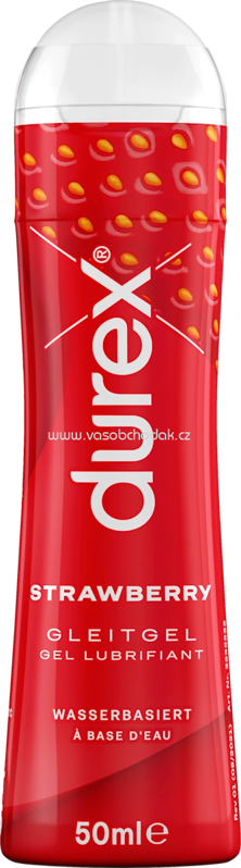 Durex Gleitgel Strawberry, 50 ml Durex Gleitgel Strawberry, 50 ml