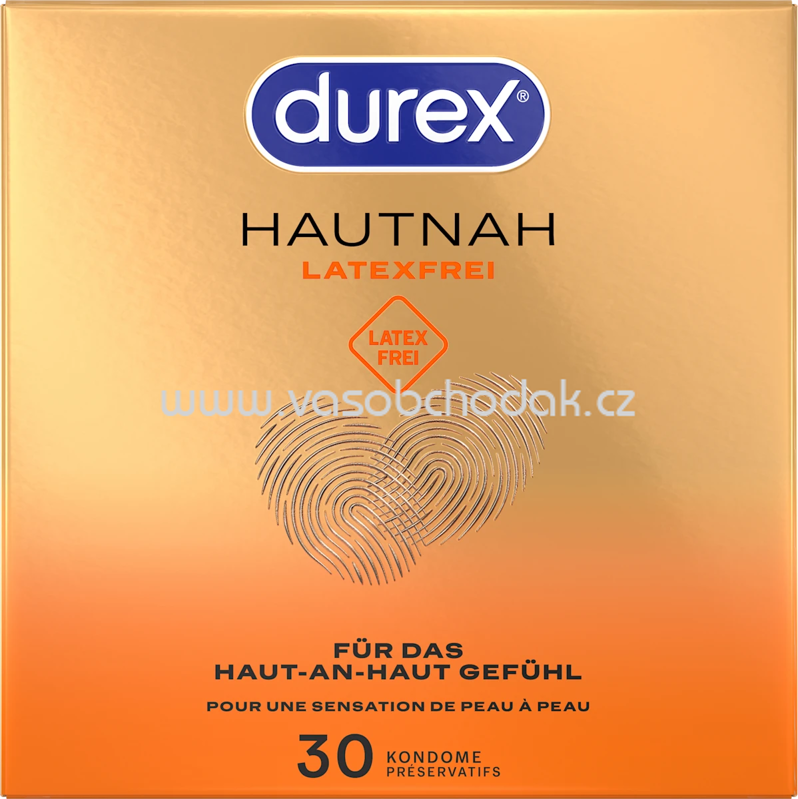 Durex Kondome Hautnah, latexfrei, Breite 56mm, 30 St Durex Kondome Hautnah, latexfrei, Breite 56mm, 30 St