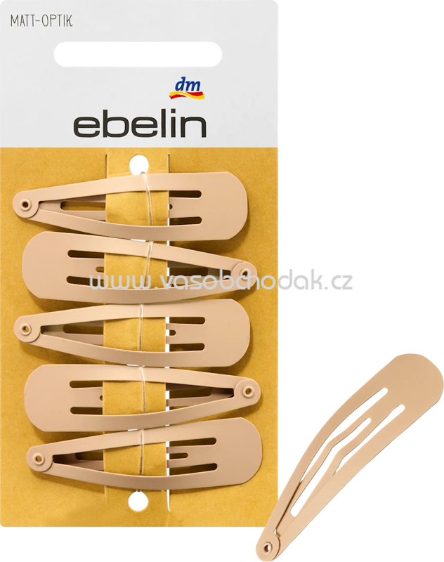 ebelin Haarclips Matt-Optik blond, 6 St ebelin Haarclips Matt-Optik blond, 6 St
