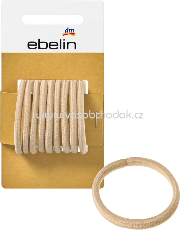 ebelin Haargummis blond, 9 St ebelin Haargummis blond, 9 St