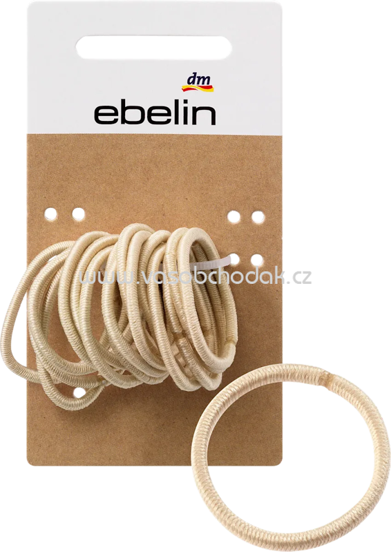 ebelin Haargummis klein/dünn blond, 15 St ebelin Haargummis klein/dünn blond, 15 St