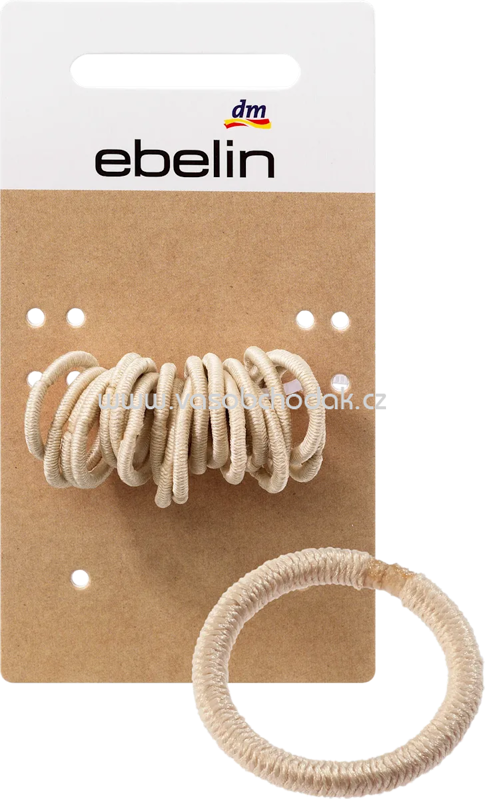 ebelin Haargummis mini blond, 18 St ebelin Haargummis mini blond, 18 St