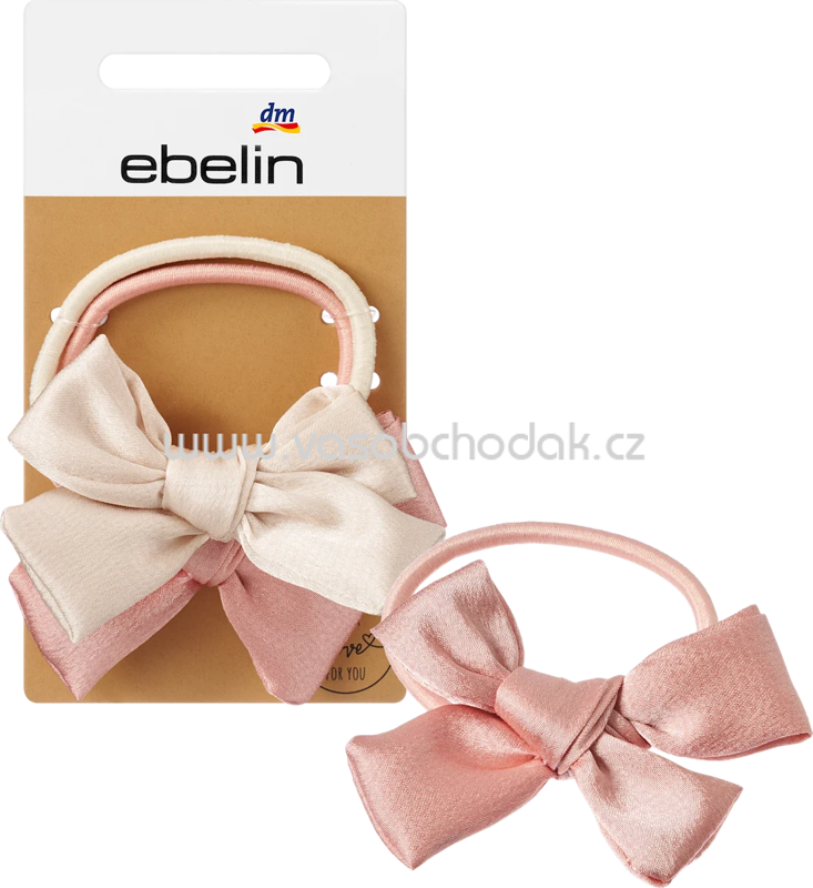 ebelin Haargummis mit Schleifen, 2 St ebelin Haargummis mit Schleifen, 2 St