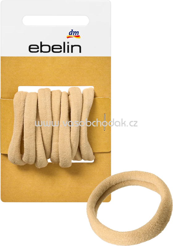 ebelin Haargummis weich blond, 9 St